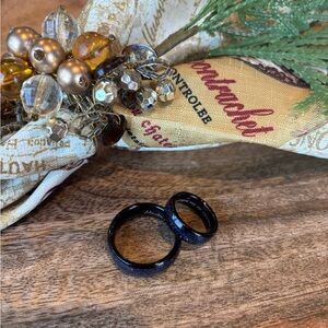 Elegant Wedding Band Ring Set